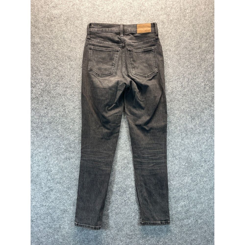 Madewell Jeans Womens‎ 23 The Perfect Vintage Jean Straight Leg Black Stretch - Picture 11 of 14